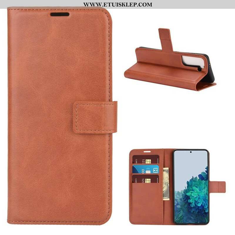 Etui Folio do Samsung Galaxy S21 5G Wąski Krój Ze Sztucznej Skóry